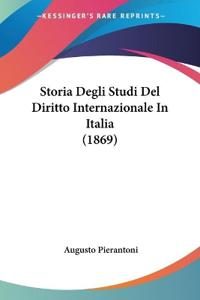 Pierantoni, A: Storia Degli Studi Del Diritto Internazionale