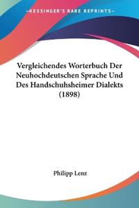 Lenz, P: Vergleichendes Worterbuch Der Neuhochdeutschen Spra