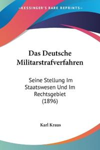 Das Deutsche Militarstrafverfahren