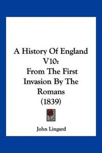 A History Of England V10