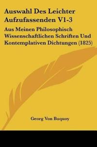 Buquoy, G: Auswahl Des Leichter Aufzufassenden V1-3