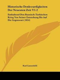 Historische Denkwurdigkeiten Der Neuesten Zeit V1-2