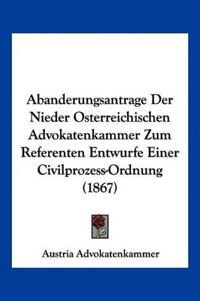 Austria Advokatenkammer: Abanderungsantrage Der Nieder Oster