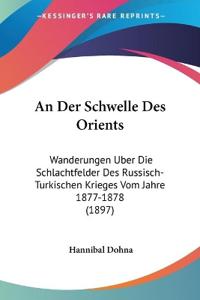 Dohna, H: Der Schwelle Des Orients