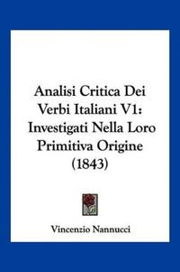 Analisi Critica Dei Verbi Italiani V1