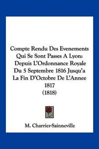 Compte Rendu Des Evenements Qui Se Sont Passes A Lyon