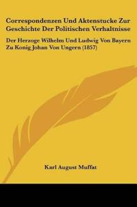 Muffat, K: Correspondenzen Und Aktenstucke Zur Geschichte De