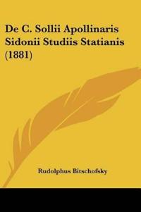 De C. Sollii Apollinaris Sidonii Studiis Statianis (1881)