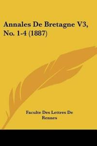 Annales De Bretagne V3, No. 1-4 (1887)
