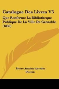 Catalogue Des Livres V3
