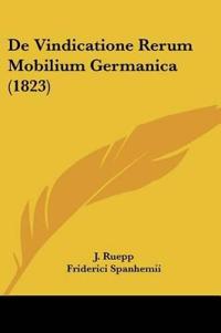 De Vindicatione Rerum Mobilium Germanica (1823)