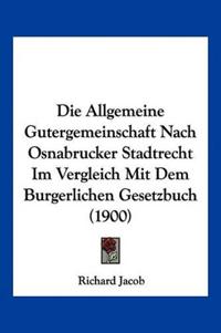 Jacob, R: Allgemeine Gutergemeinschaft Nach Osnabrucker Stad
