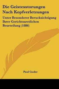 Guder, P: Geistesstorungen Nach Kopfverletzungen