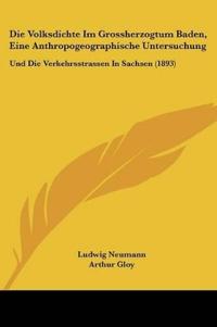 Neumann, L: Volksdichte Im Grossherzogtum Baden, Eine Anthro