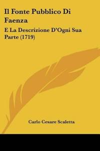 Il Fonte Pubblico Di Faenza