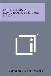 Kirjan kansi "Early Virginia Immigrants, 1623-1666 (1912)"