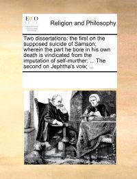Two Dissertations