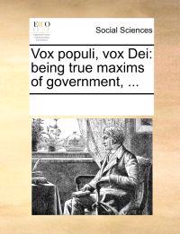 Vox Populi, Vox Dei