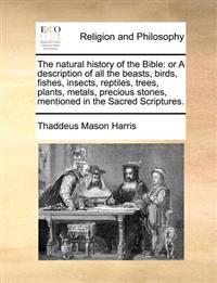 The Natural History of the Bible