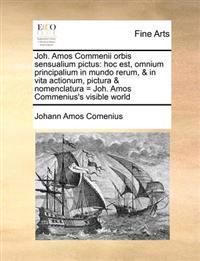 Joh. Amos Commenii Orbis Sensualium Pictus