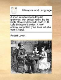 A Short Introduction to English Grammar