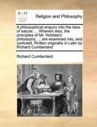 A philosophical enquiry into the laws of nature