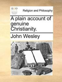Bokomslag för "A Plain Account of Genuine Christianity."
