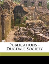 Publications - Dugdale Society Volume 17