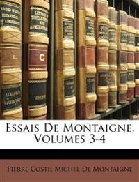 Essais De Montaigne, Volumes 3-4