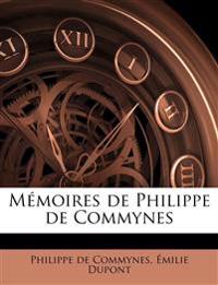 Mémoires de Philippe de Commynes