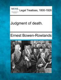 Judgment of Death.