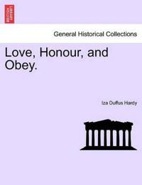 Bokomslag for "Love, Honour, and Obey."
