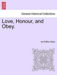 Bokomslag for "Love, Honour, and Obey."