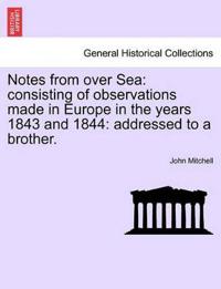 Notes from over Sea