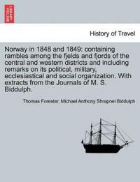 Norway in 1848 and 1849