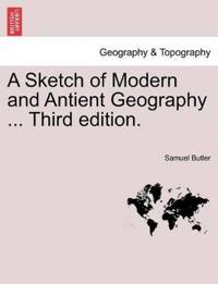 Bokomslag for "A Sketch of Modern and Antient Geography ... Third Edition."