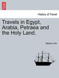 Bokomslag for "Travels in Egypt, Arabia, Petraea and the Holy Land."