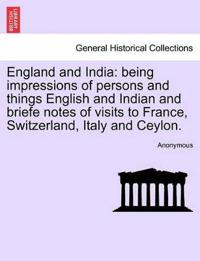 England and India
