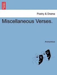 Miscellaneous Verses.