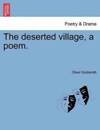 Bokomslag for "The deserted village, a poem."