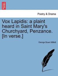 Vox Lapidis