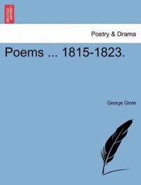 Poems ... 1815-1823.