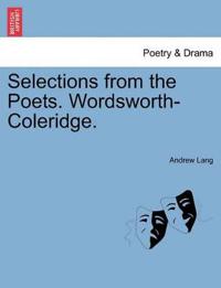 Kirjan kansi "Selections from the Poets. Wordsworth-Coleridge."