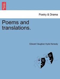Poems and Translations.