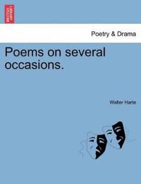 Bokomslag för "Poems on Several Occasions."