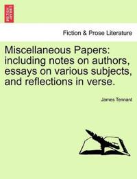 Miscellaneous Papers