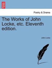 Kirjan kansi "The Works of John Locke, etc. Eleventh edition."