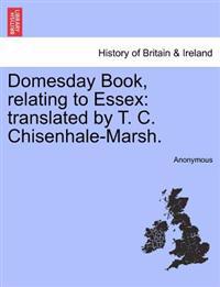 Domesday Book, Relating to Essex