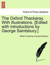 Kirjan kansi "The Oxford Thackeray. With illustrations. [Edited with introductions by George Saintsbury.]"