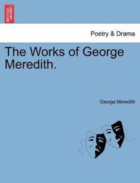 Bokomslag for "The Works of George Meredith."
